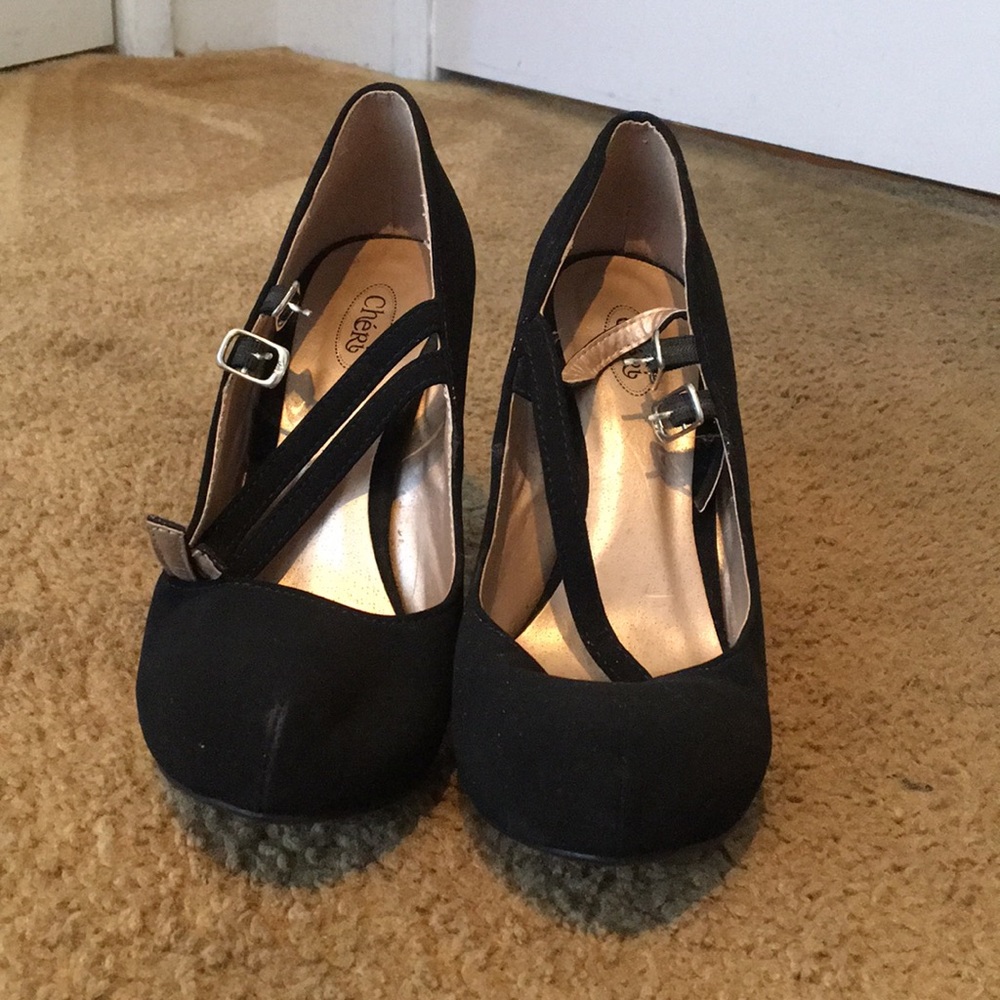 Black heels